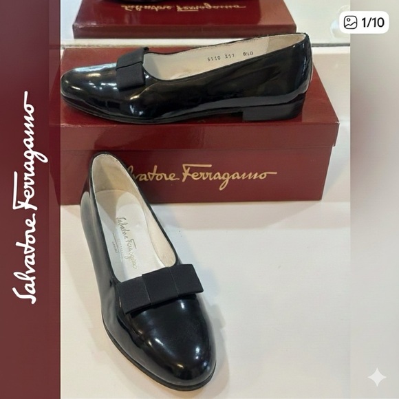 Salvatore Ferragamo Other - Salvatore Ferragamo RARE Men’s Formal Black Patent Opera Pumps Size 8 1/2 D EUC